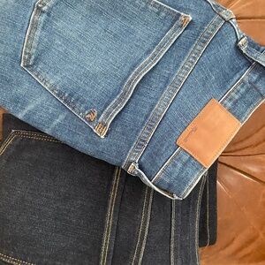 2 Pairs Classic Skinny Jeans - Madewell & Athleta